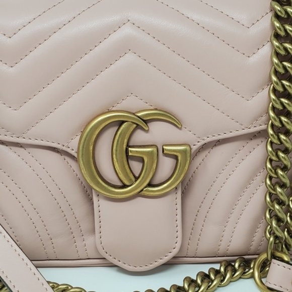 Gucci Small Marmont Matellasse Leather Crossbody - Picture 4 of 14